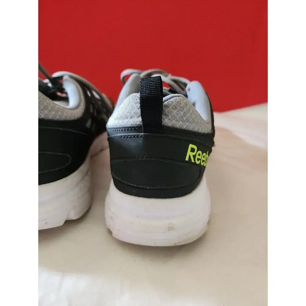 Reebok Men's 10.5 Gray Grey Black Running Shoes